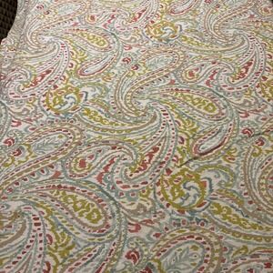 CYNTHIA ROWLEY Bright Colorful Beautiful Floral Rectangle Tablecloth 72" X 60"